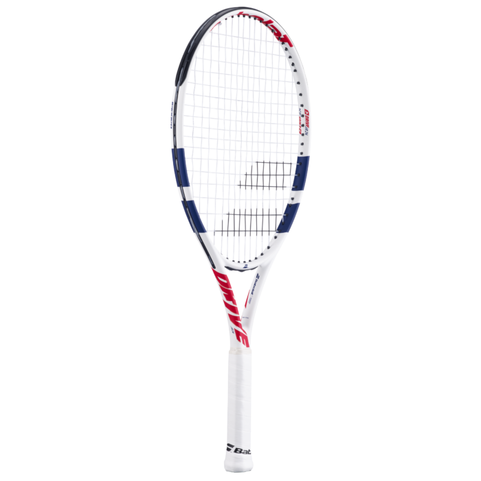 BABOLAT DRIVE JUNIOR 24 - WIT / BLAUW / ROOD - Afbeelding 3