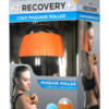 KT RECOVERY MASSAGEBAL KOUD - ZWART / ORANJE