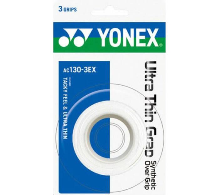 YONEX ULTRA THIN GRAP AC130 - 3 PACK - ZWART | WIT - Afbeelding 2