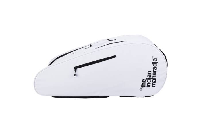 INDIAN MAHARADJA RACKETBAG PLR9 - WIT/ZWART - Afbeelding 2