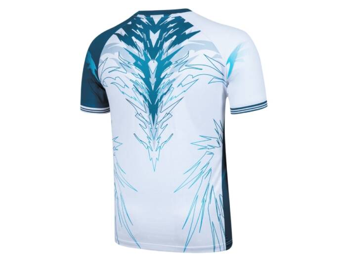 VICTOR SHIRT T-50007 AF - WIT/BLAUW - Afbeelding 2