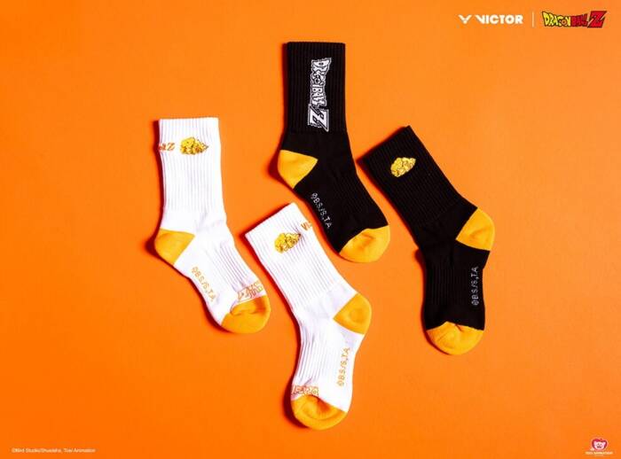VICTOR X DRAGON BALL Z SOCKS SK508DBZ - WIT/ORANJE - Afbeelding 4