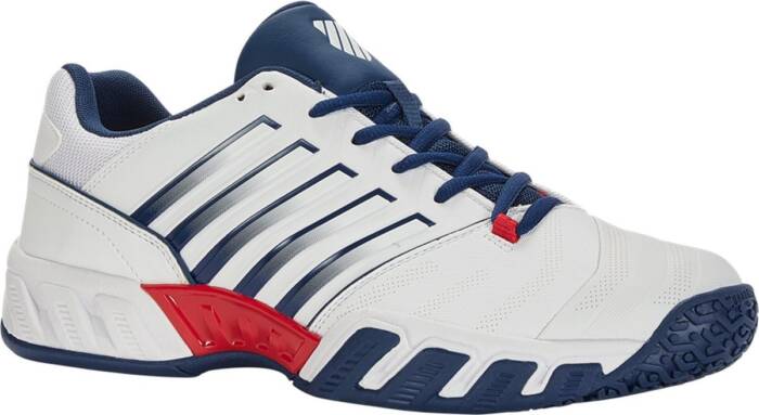 K SWISS BIGSHOT LIGHT 4 OMNI - WIT/BLAUW - 42.5 - Afbeelding 6