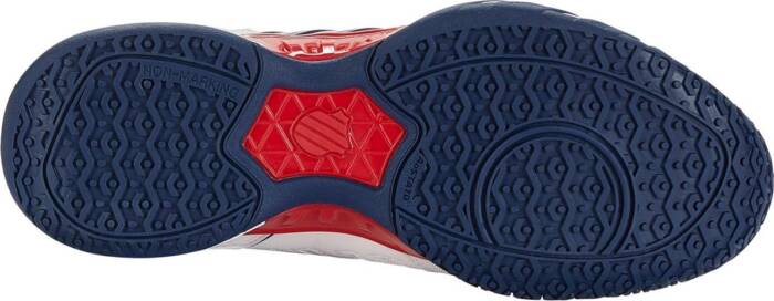 K SWISS BIGSHOT LIGHT 4 OMNI - WIT/BLAUW - 42.5 - Afbeelding 2