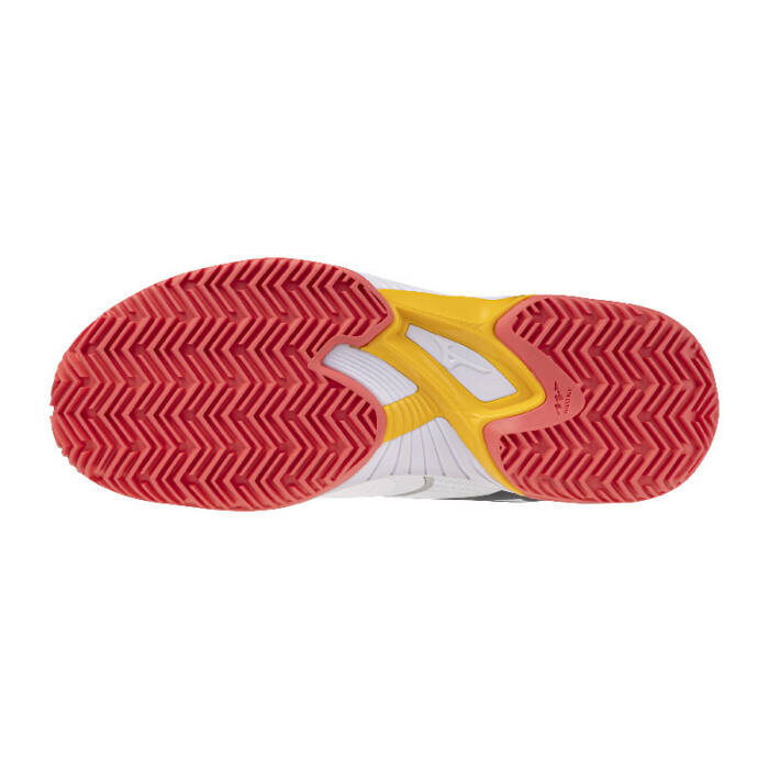 MIZUNO WAVE EXCEED COURT CC - WIT/CORAL - Afbeelding 2