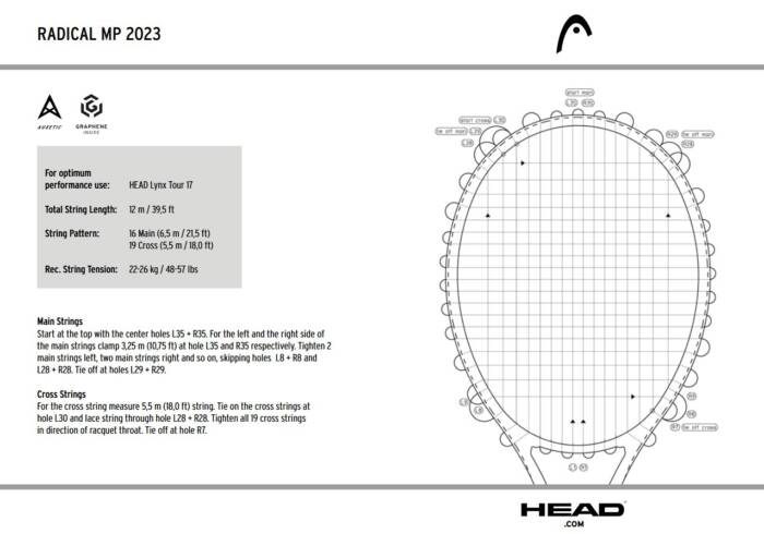 HEAD RADICAL MP PALM TREE CREW 2025 - ZWART/BLAUW - Afbeelding 3