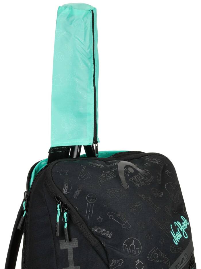 HEAD TOUR BACKPACK 25L NEON 2025 - ZWART - Afbeelding 3