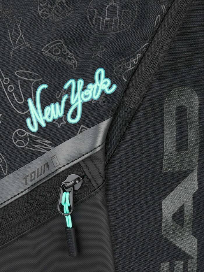 HEAD TOUR BACKPACK 25L NEON 2025 - ZWART - Afbeelding 4