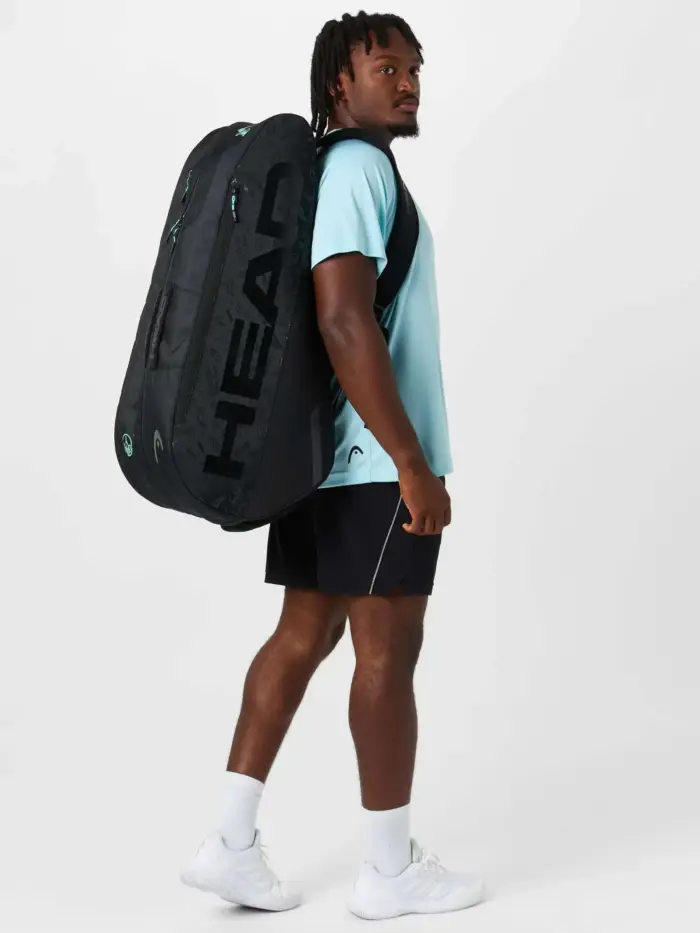 HEAD TOUR RACKETBAG L NEON 2025 - ZWART - Afbeelding 3
