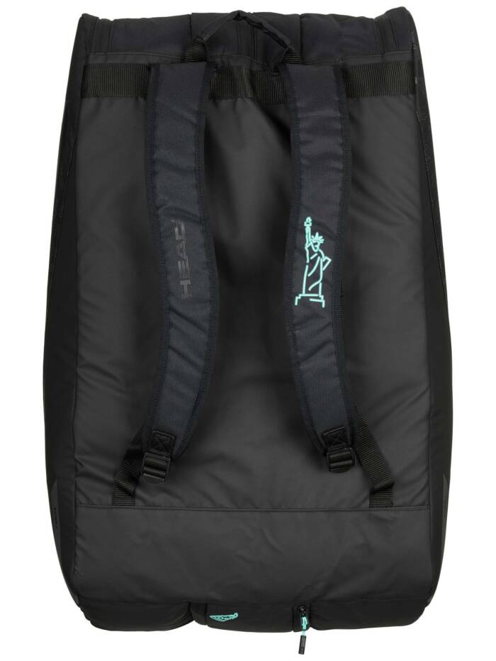 HEAD TOUR RACKETBAG XL NEON 2025 - ZWART - Afbeelding 7