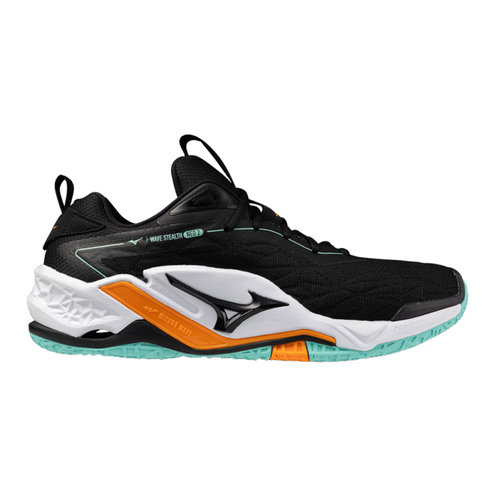 MIZUNO WAVE STEALTH NEO 2 - BLACK/TANGELO/ICEGREEN