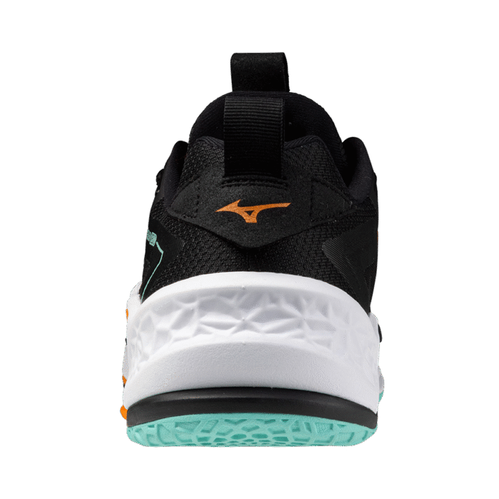 MIZUNO WAVE STEALTH NEO 2 - BLACK/TANGELO/ICEGREEN - Afbeelding 2