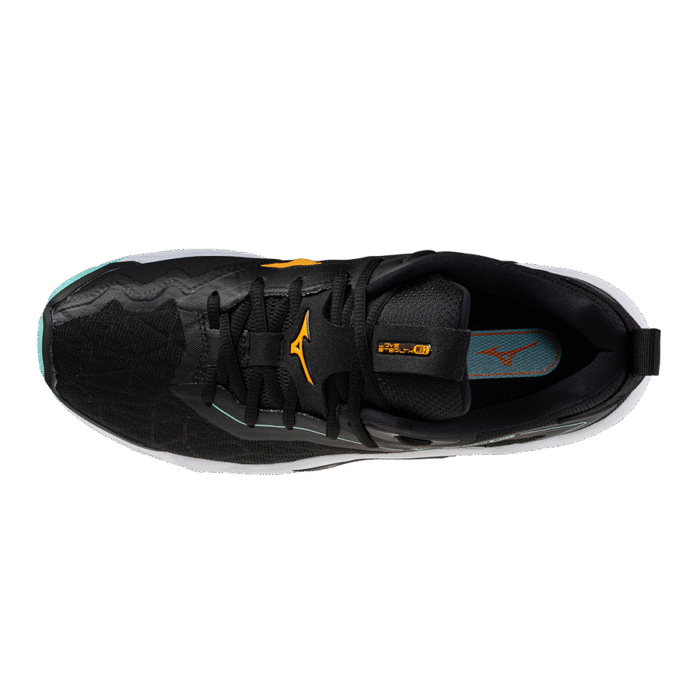 MIZUNO WAVE STEALTH NEO 2 - BLACK/TANGELO/ICEGREEN - Afbeelding 4