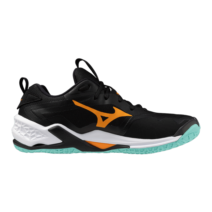 MIZUNO WAVE STEALTH NEO 2 - BLACK/TANGELO/ICEGREEN - Afbeelding 5