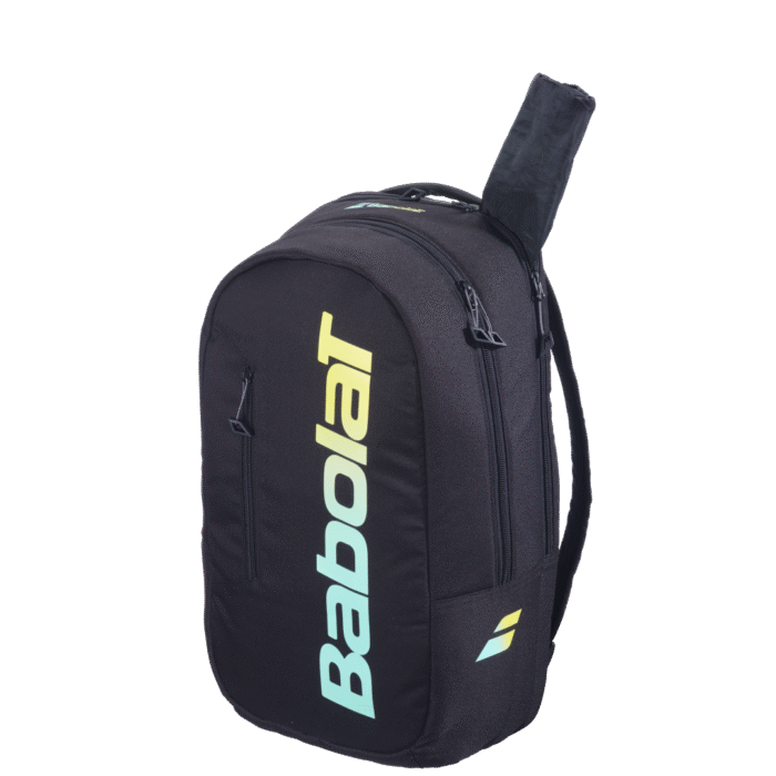 BABOLAT COURT BACKPACK LITE - ZWART/MINT/GEEL - Afbeelding 4