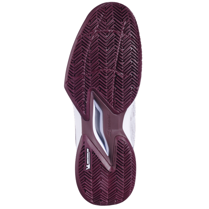 BABOLAT JET TERE 2 CLAY - WIT / PORT ROYALE - Afbeelding 2