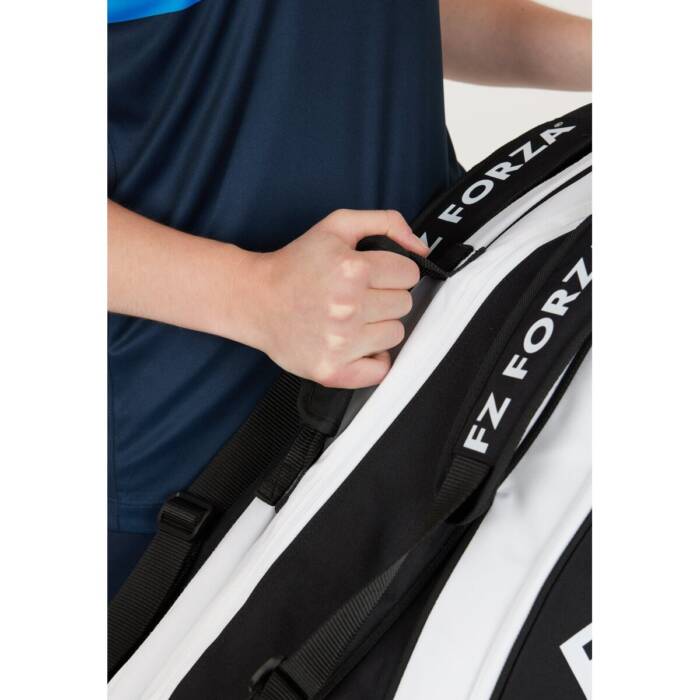 FZ FORZA RACKET BAG PLAY LINE 9 PCS - ZWART / WIT - Afbeelding 3