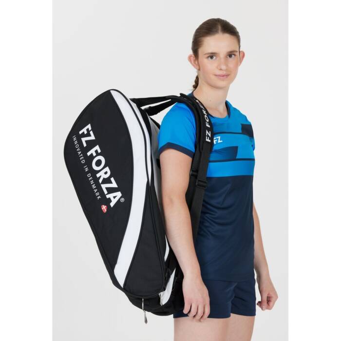 FZ FORZA RACKET BAG PLAY LINE 9 PCS - ZWART / WIT - Afbeelding 2