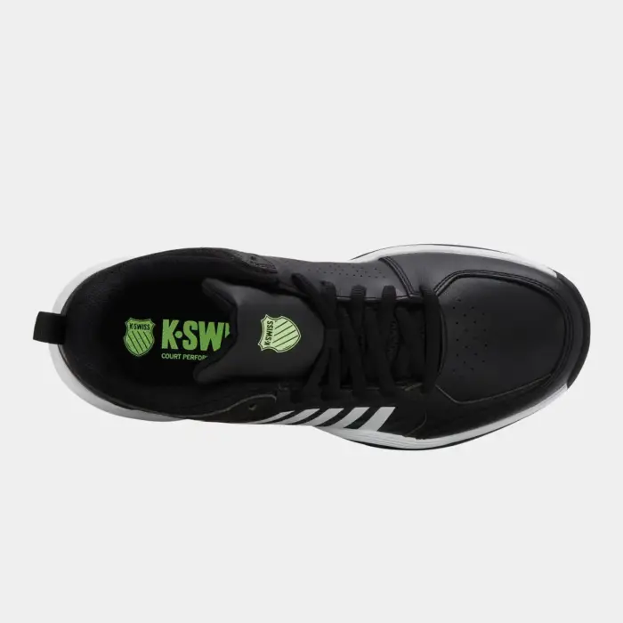K-SWISS COURT EXPRESS 2 CLAY - ZWART/WIT/GROEN - Afbeelding 3