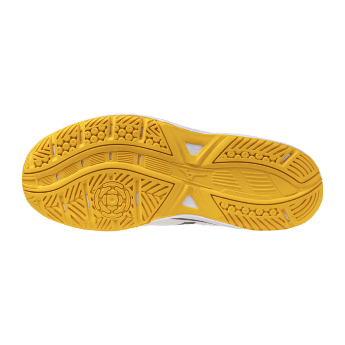 MIZUNO STEALTH STAR 3 Jr. - WIT/ZWART/ORANJE - Afbeelding 4