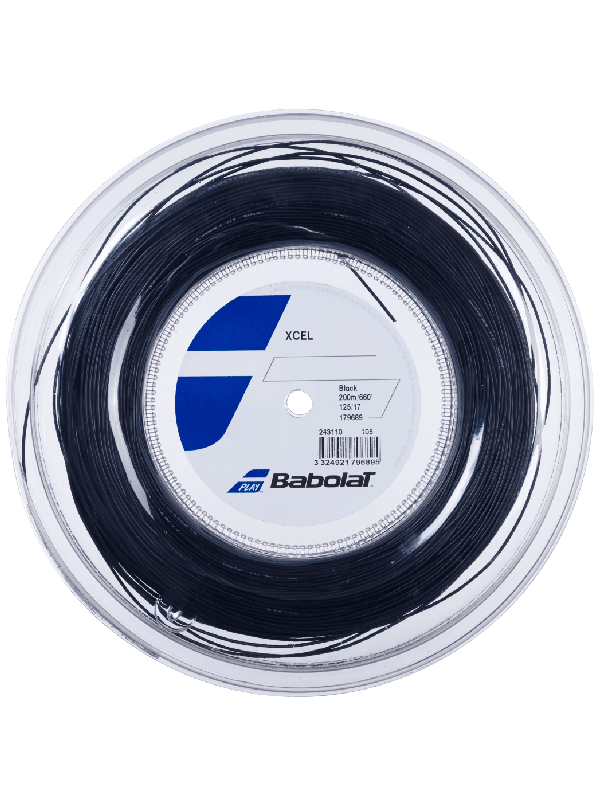 BABOLAT XCEL 1.25 - ZWART - COIL 200M