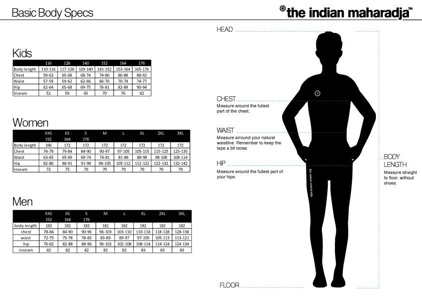 INDIAN MAHARADJA BARODA CHEVRON PANT KIDS - ZWART - Afbeelding 5