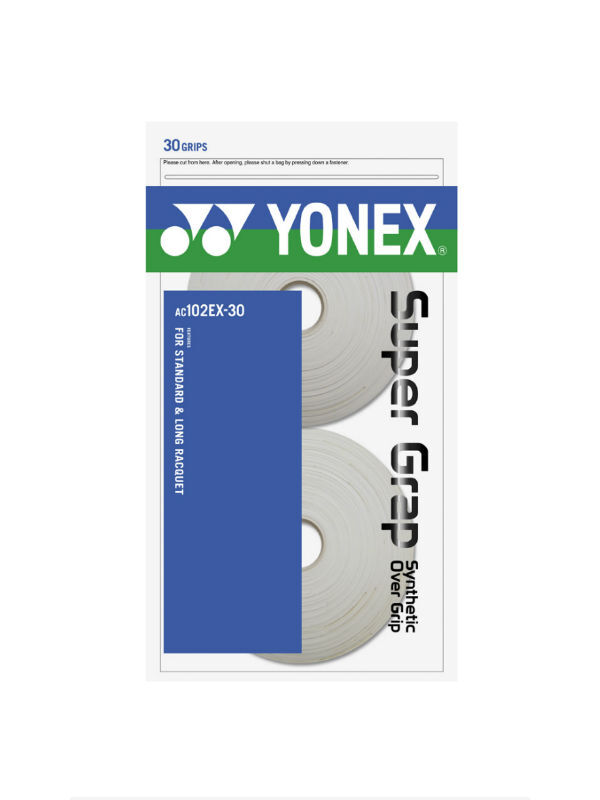 YONEX SUPER GRAP AC102 - 30 PACK - DIVERSE KLEUREN