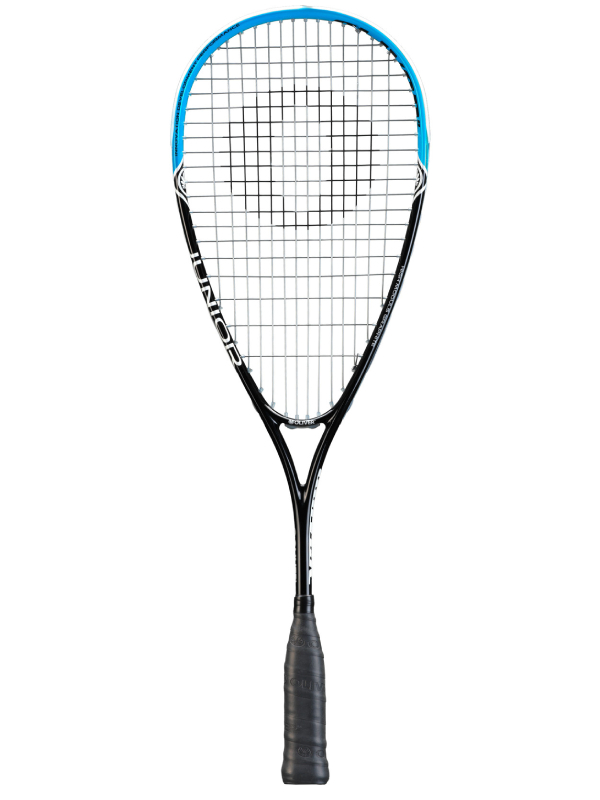 OLIVER JUNIOR SQUASH - ZWART/BLAUW (63.5 CM)