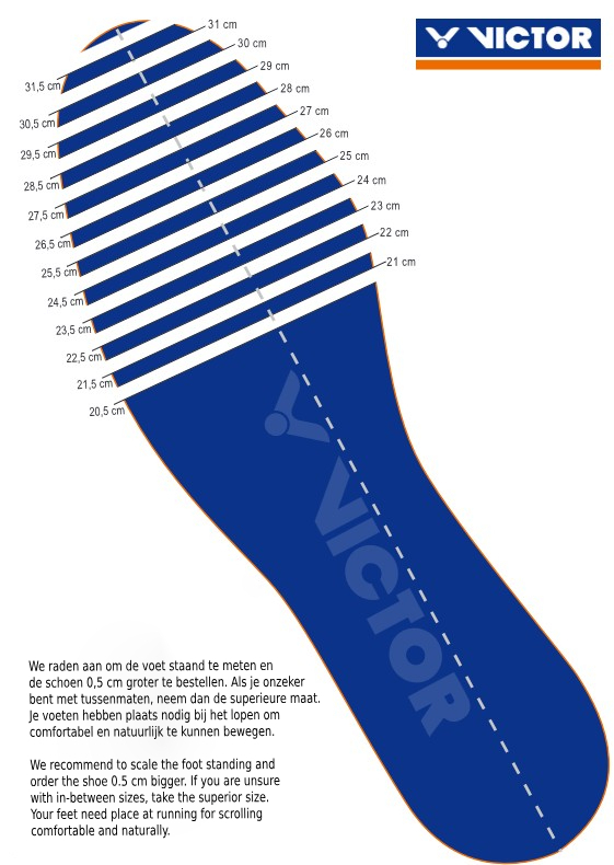 VICTOR A170 A - WIT/BLAUW - Afbeelding 4