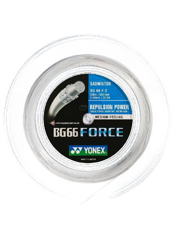 YONEX BG 66 FORCE - WIT - COIL 200M
