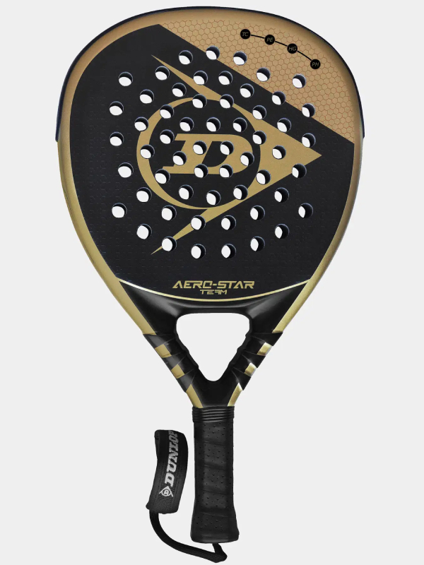 DUNLOP AEROSTAR TEAM - PADELRACKET - ZWART/GOUD