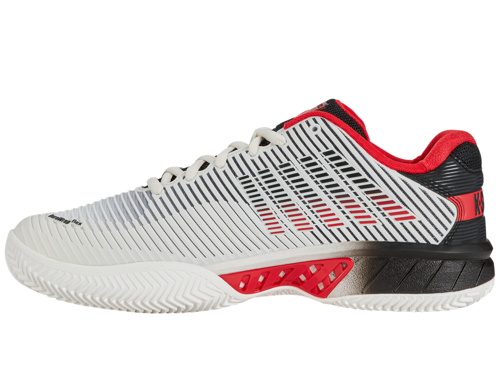 K-SWISS HYPERCOURT EXPRESS 2 HB - WIT/ZWART/ROOD - Afbeelding 5