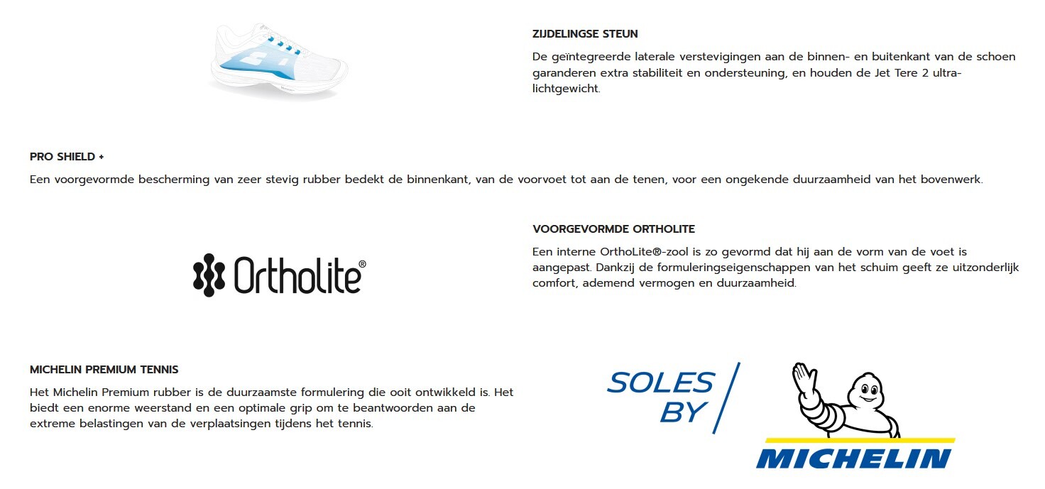 BABOLAT JET TERE 2 CLAY - EVENING SAND - Afbeelding 7