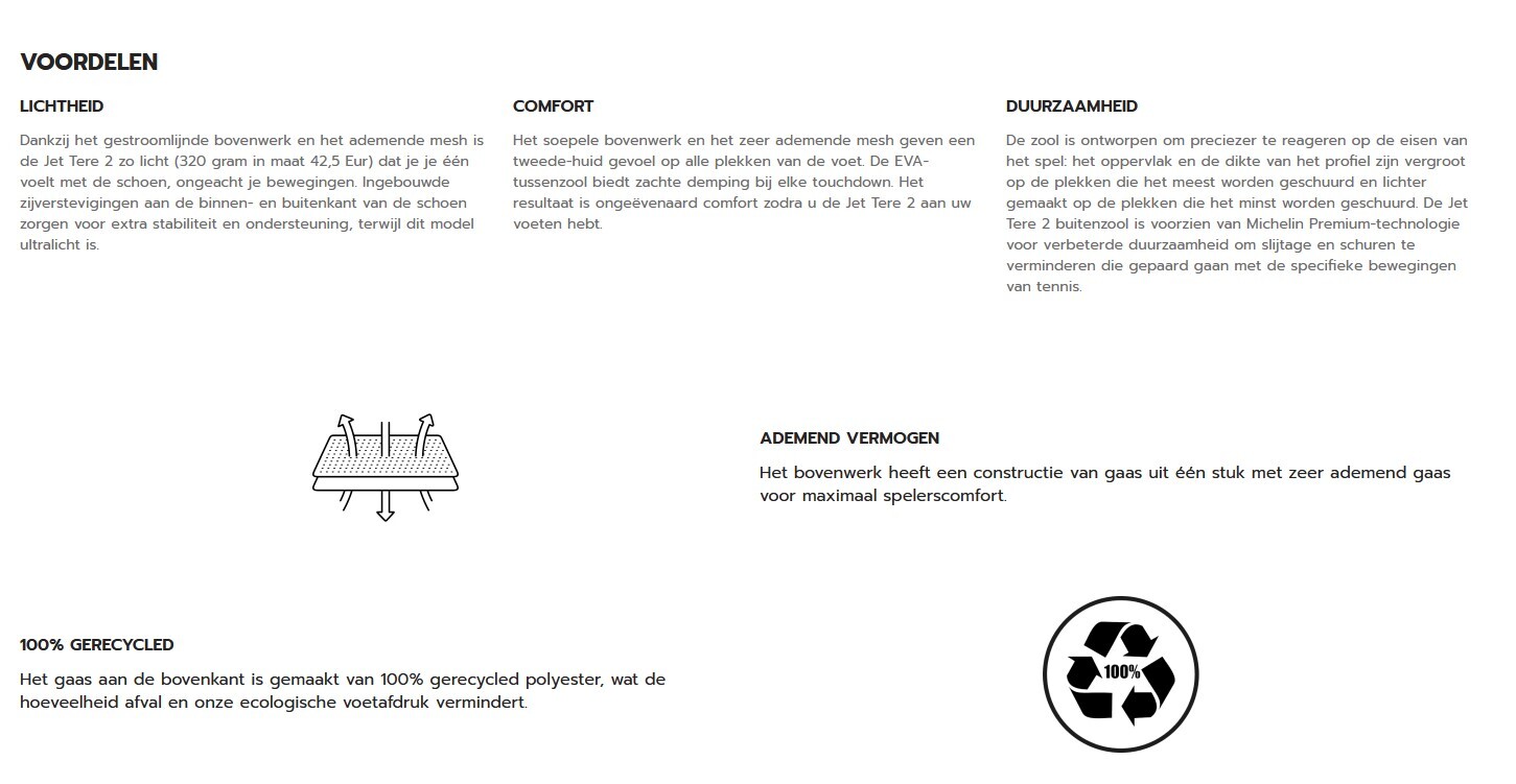 BABOLAT JET TERE 2 CLAY - EVENING SAND - Afbeelding 6