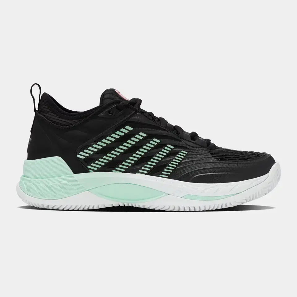K-SWISS HYPERCOURT SUPREME 2 CLAY - ZWART/MINT/WIT - Afbeelding 2