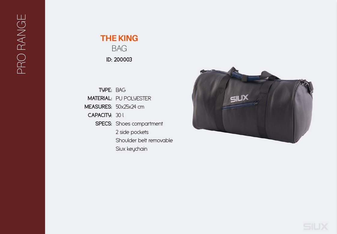 SIUX THE KING BAG - ZWART - Afbeelding 2
