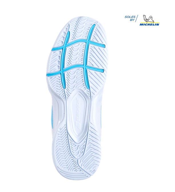 BABOLAT SFX3 ALL COURT - WIT/BLAUW - Afbeelding 3