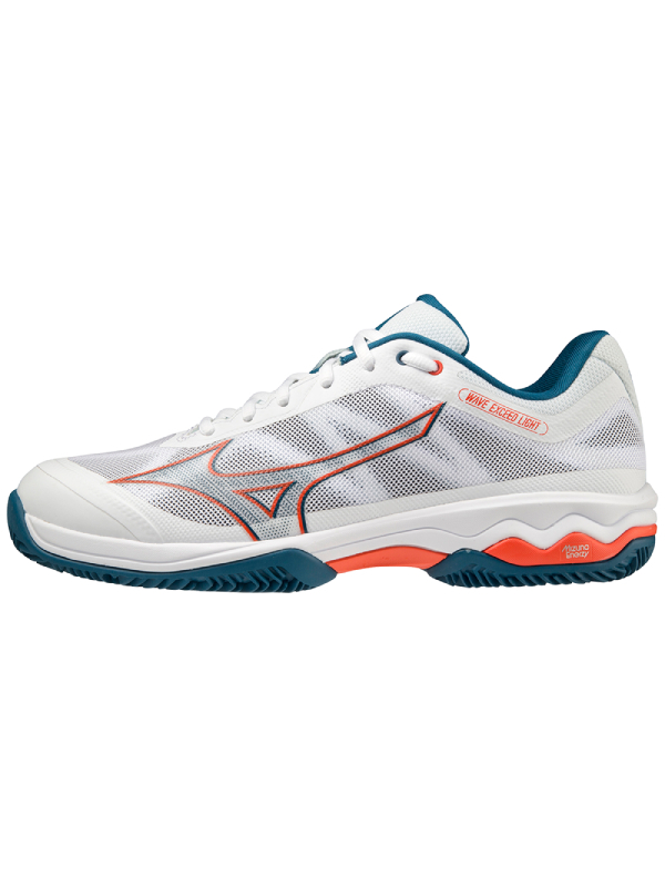 MIZUNO WAVE EXCEED LIGHT CC - WIT/BLAUW/ORANJE