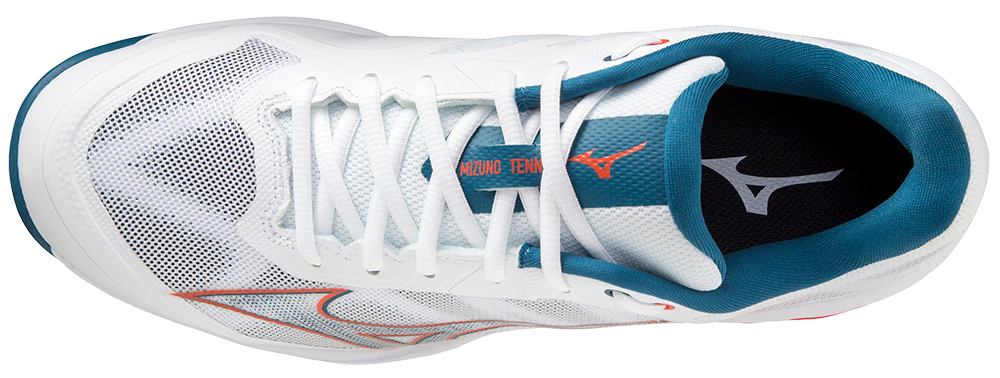 MIZUNO WAVE EXCEED LIGHT CC - WIT/BLAUW/ORANJE - Afbeelding 3