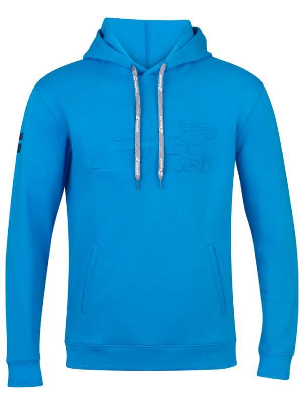 BABOLAT EXERCISE HOOD SWEAT - BLAUW