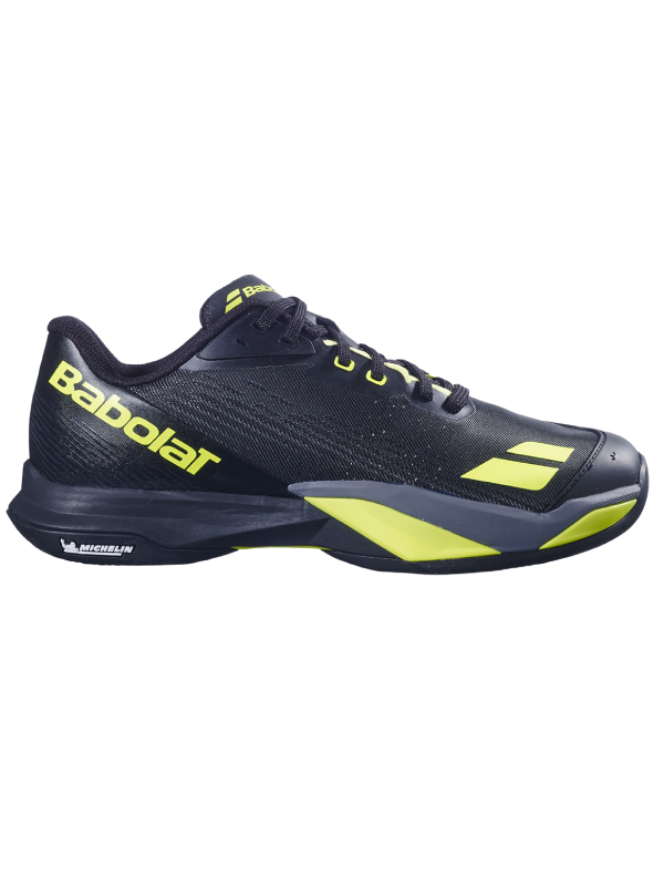 BABOLAT JET MACH 4 CLAY - BLACK/AERO