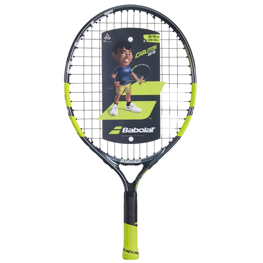 BABOLAT CARLITOS JUNIOR 19 (165 g) - GRIJS/GEEL - Afbeelding 2