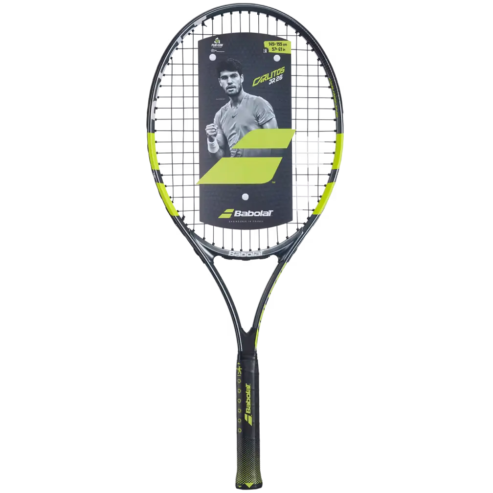 BABOLAT CARLITOS JUNIOR 26 (240 g) - GRIJS/GEEL - Afbeelding 2