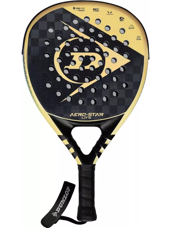 DUNLOP AEROSTAR LITE - PADELRACKET - ZWART/GOUD