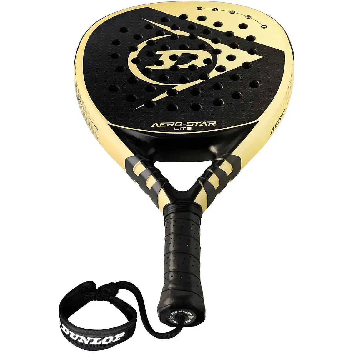 DUNLOP AEROSTAR LITE - PADELRACKET - ZWART/GOUD - Afbeelding 2