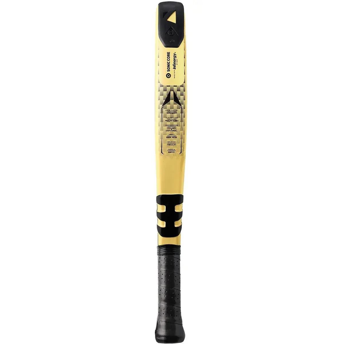 DUNLOP AEROSTAR LITE - PADELRACKET - ZWART/GOUD - Afbeelding 3