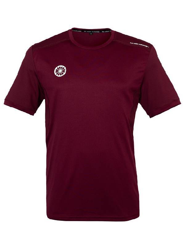 INDIAN MAHARADJA JAIPUR PERFORMANCE TEE - BORDEAUX
