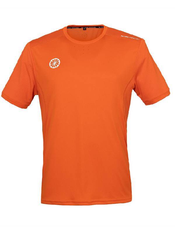 INDIAN MAHARADJA JAIPUR PERFORMANCE TEE - ORANJE