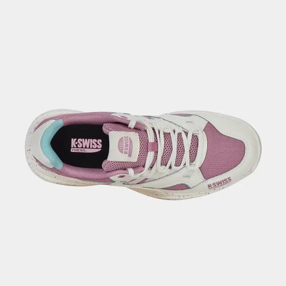 K-SWISS TURA TEAM PADEL - WIT/LILA/TURQUOISE - Afbeelding 3