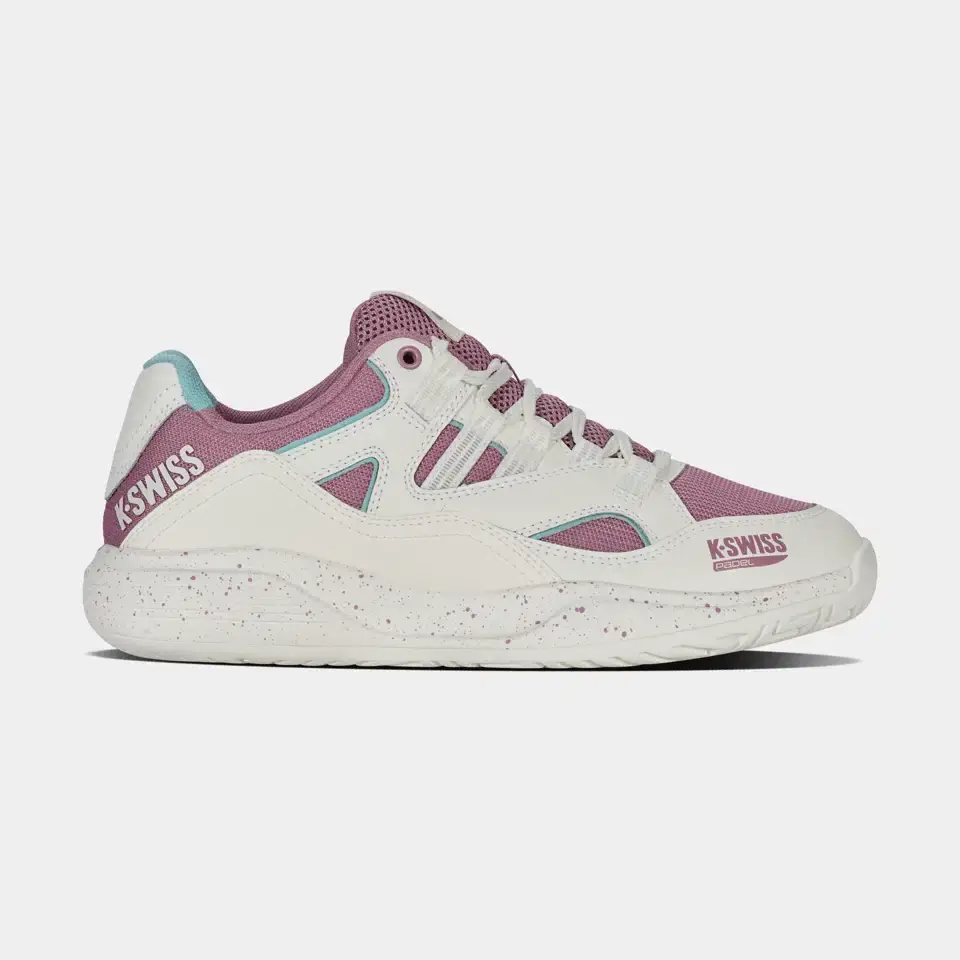 K-SWISS TURA TEAM PADEL - WIT/LILA/TURQUOISE - Afbeelding 2